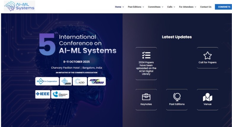 The Fifth International Conference on AI and ML Systems
